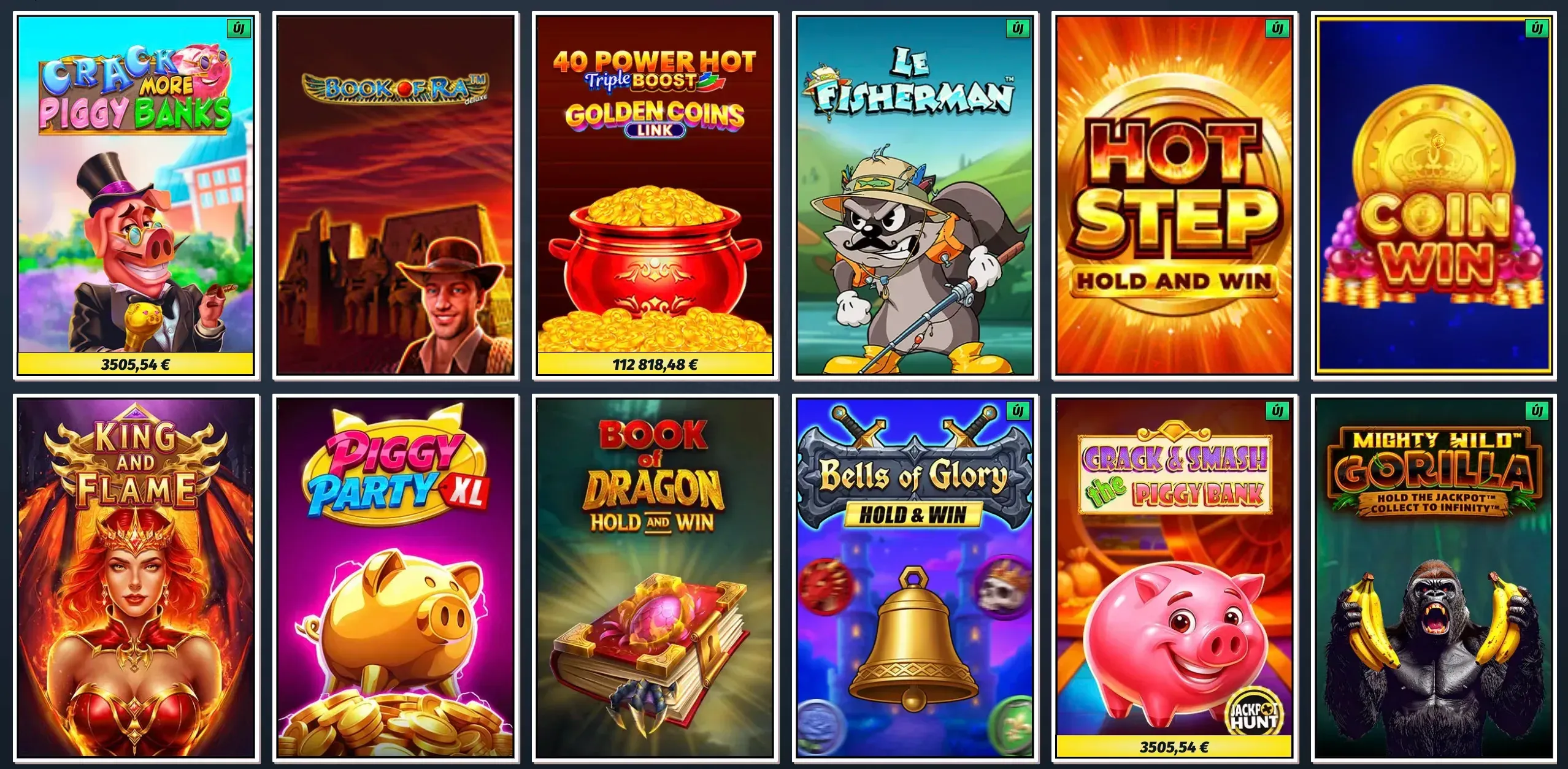 Játékgyűjtemény az Allyspin casino